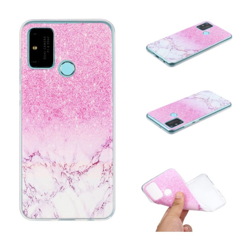 Futerały Honor 9A Etui na Telefon Marmur