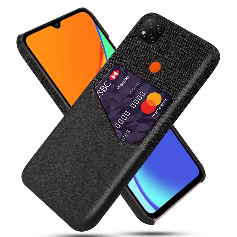 Etui Xiaomi Redmi 9C Szary Czarny Posiadacz Karty Ksq