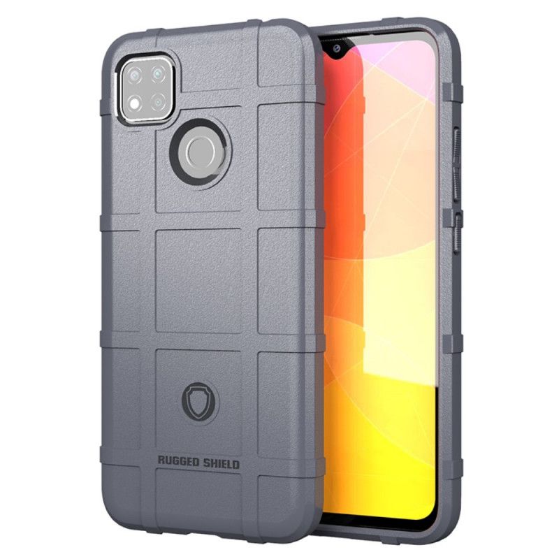 Etui Xiaomi Redmi 9C Szary Czarny Wytrzymała Tarcza