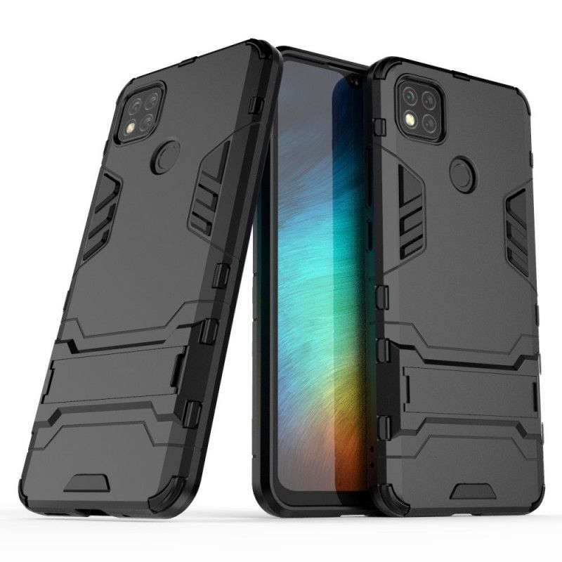 Futerały Xiaomi Redmi 9C Czerwony Czarny Wyjątkowo Wytrzymały Język