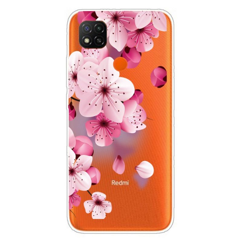 Futerały Xiaomi Redmi 9C Etui na Telefon Premium Kwiatowy