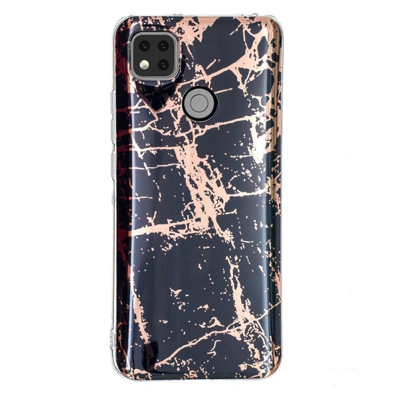 Futerały Xiaomi Redmi 9C Zielony Czarny Etui na Telefon Ultra Designerski Marmur
