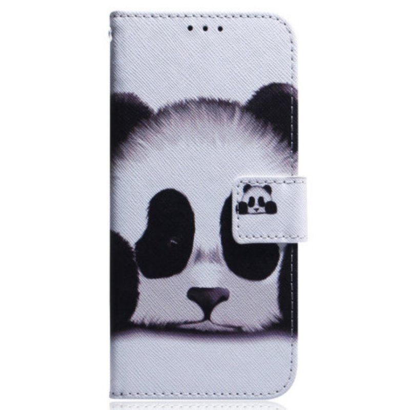 Etui Folio do Realme C31 Słodka Panda