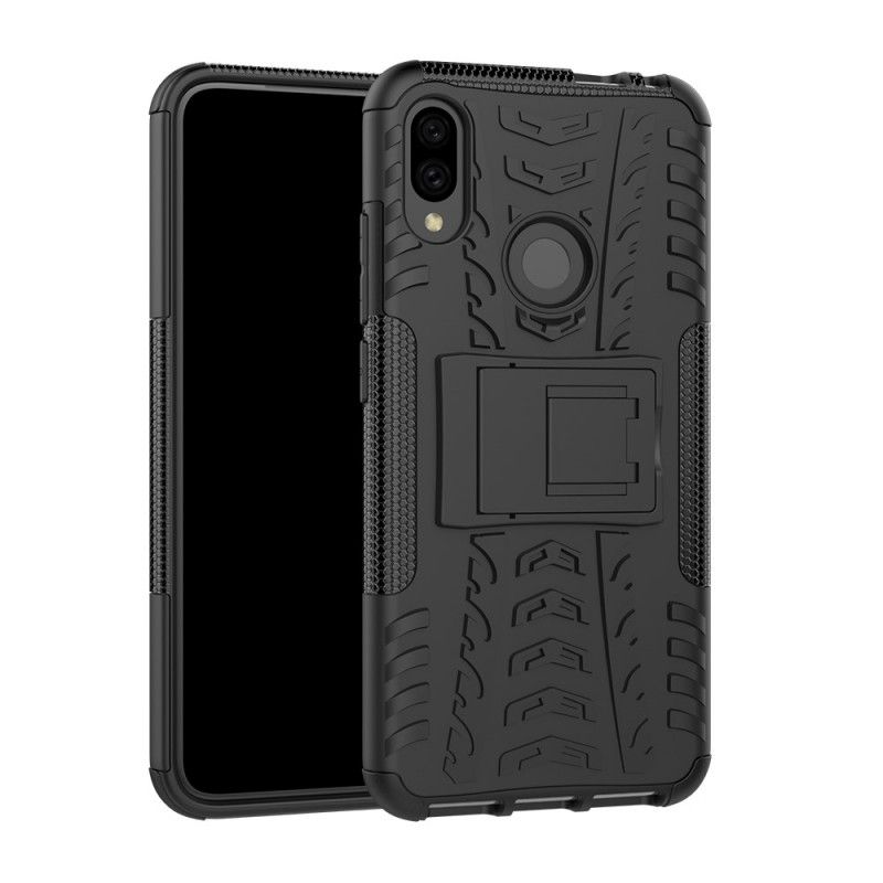 Etui Xiaomi Redmi Note 7 Biały Czarny Ultra Odporność