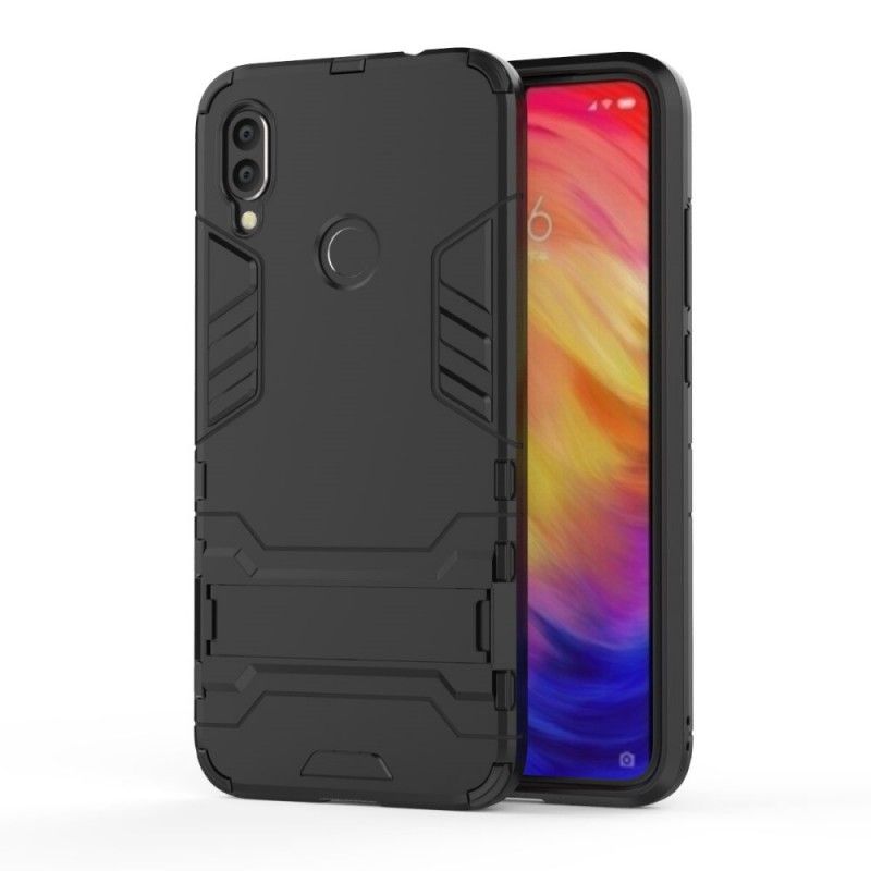 Etui Xiaomi Redmi Note 7 Czerwony Czarny Ultra Odporny