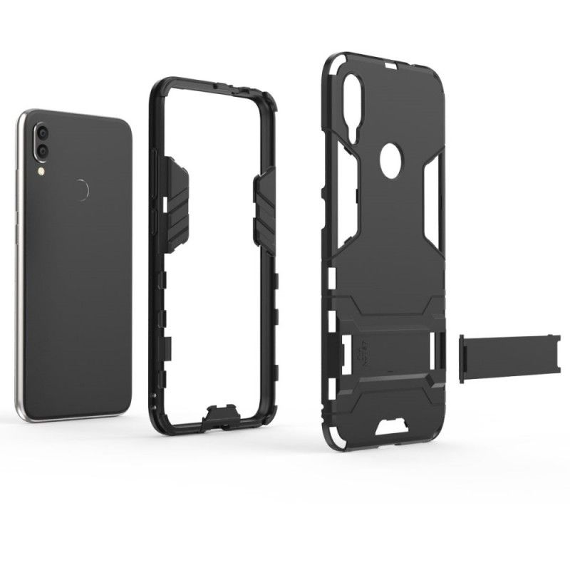 Etui Xiaomi Redmi Note 7 Czerwony Czarny Ultra Odporny