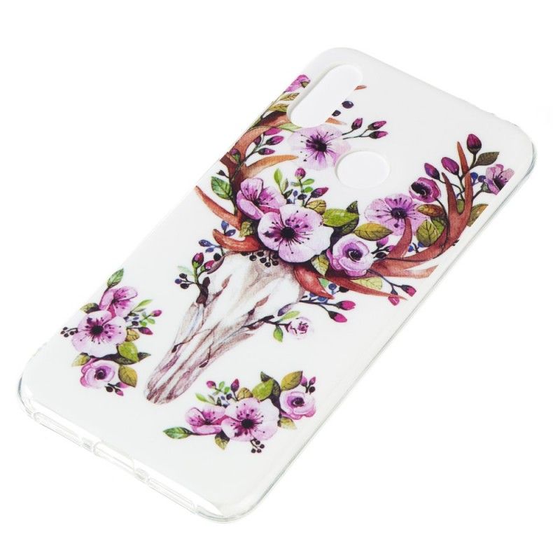 Etui Xiaomi Redmi Note 7 Fluorescencyjny Kwiecisty Łoś Etui Ochronne