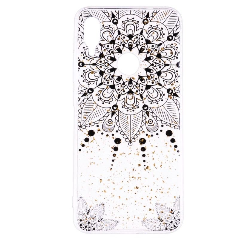 Etui Xiaomi Redmi Note 7 Przezroczysta Szara Mandala