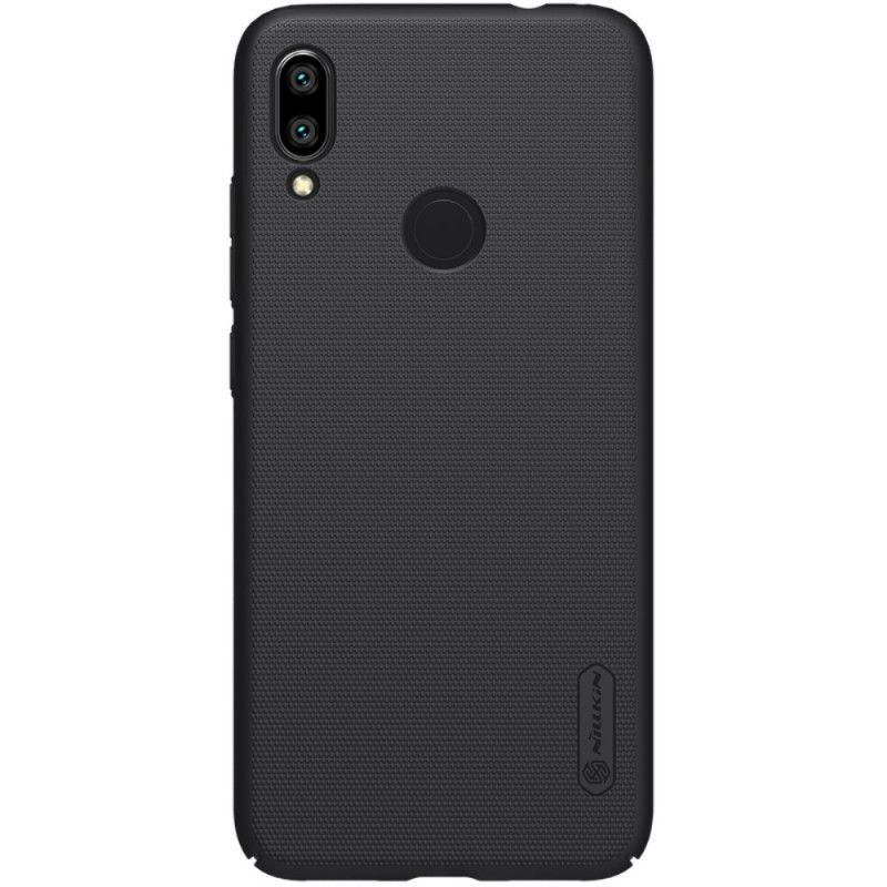 Futerały Xiaomi Redmi Note 7 Czarny Etui na Telefon Sztywny Matowy Nillkin