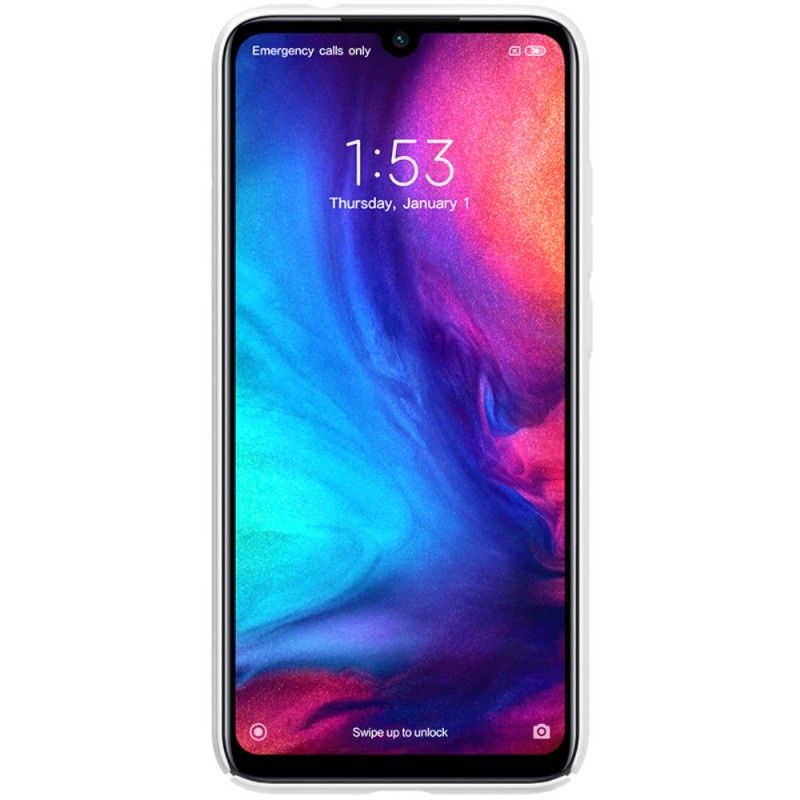 Futerały Xiaomi Redmi Note 7 Czarny Etui na Telefon Sztywny Matowy Nillkin