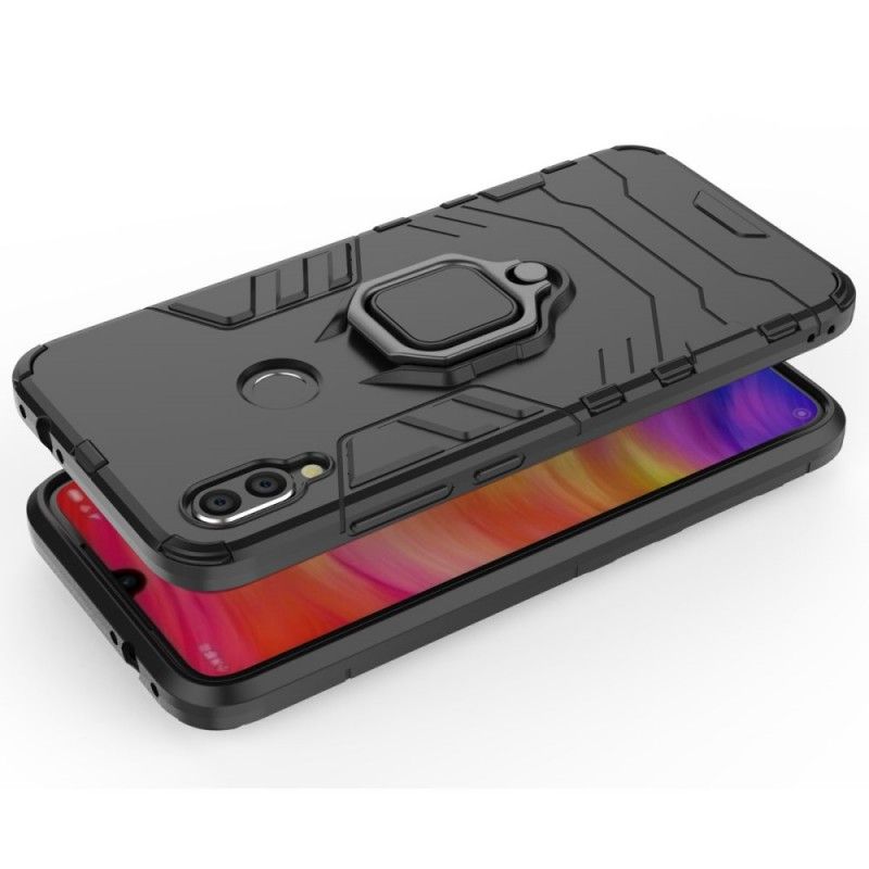 Futerały Xiaomi Redmi Note 7 Czerwony Czarny Pierścień Oporowy
