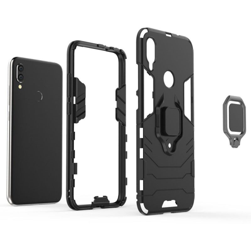 Futerały Xiaomi Redmi Note 7 Czerwony Czarny Pierścień Oporowy