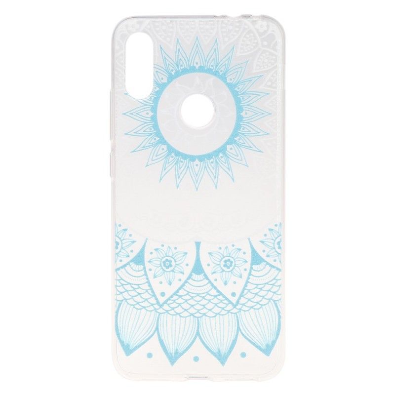 Futerały Xiaomi Redmi Note 7 Róża Etui na Telefon Przezroczysta Kolorowa Mandala