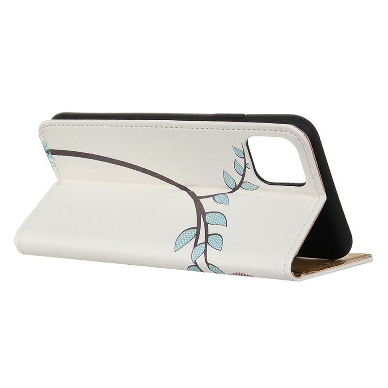 Etui Folio iPhone 11 Pro Max Kilka Sów Na Drzewie Etui Ochronne