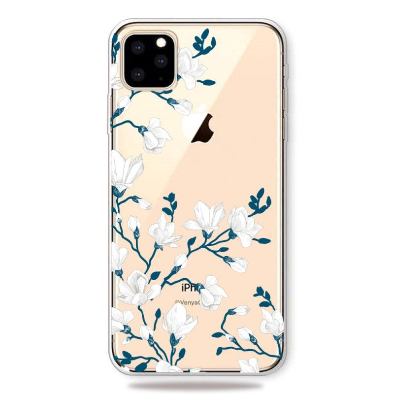 Etui iPhone 11 Pro Max Białe Kwiaty