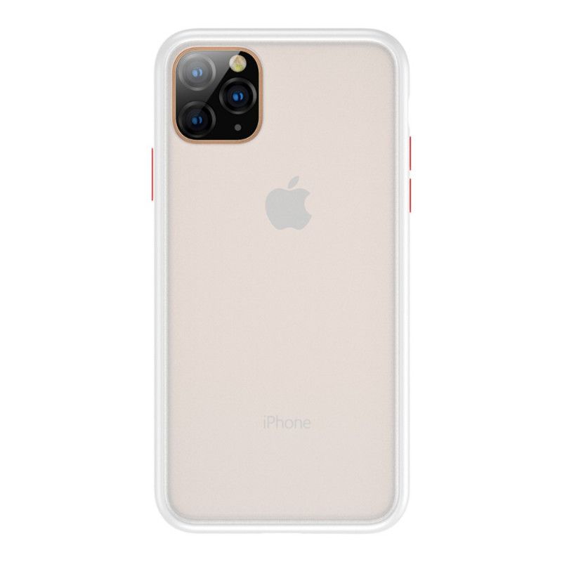 Etui iPhone 11 Pro Max Czarny Półprzezroczyste Ławki Etui Ochronne