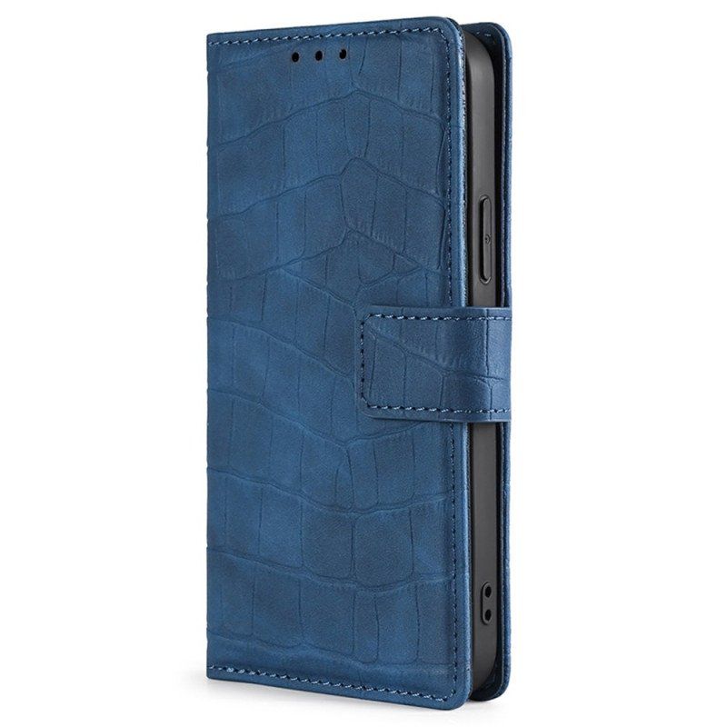 Etui Folio do Xiaomi Redmi Note 12 5G Krokodyl