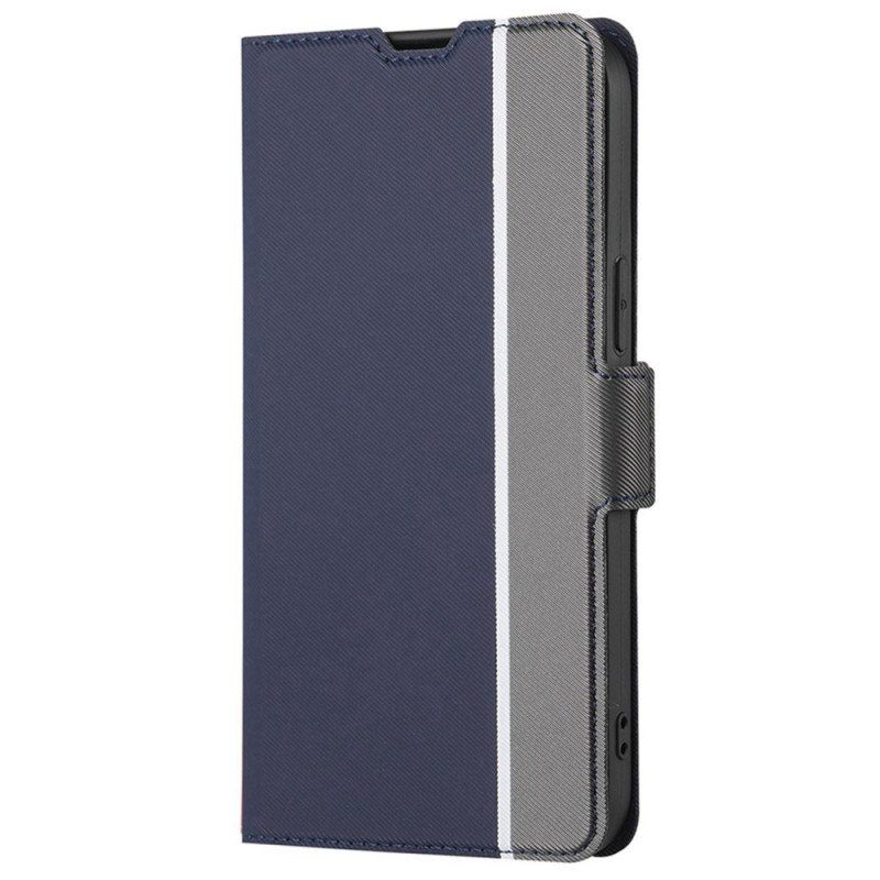 Etui Folio do Xiaomi Redmi Note 12 5G Ultra Cienki Dwukolorowy