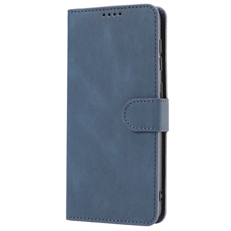 Etui Folio do Xiaomi Redmi Note 12 5G z Łańcuch Paski W Stylu Retro