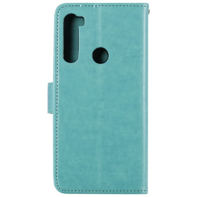 Etui Folio Xiaomi Redmi Note 8 Magenta Szary Zaduma Stringów Etui Ochronne