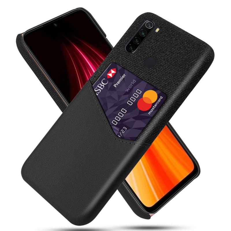 Etui Xiaomi Redmi Note 8 Granatowy Czarny Posiadacz Karty Ksq Etui Ochronne