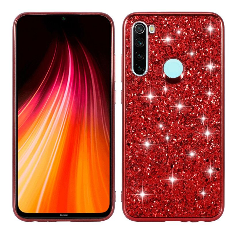 Futerały Xiaomi Redmi Note 8 Czerwony Czarny Etui na Telefon Ja Jestem Blaskiem