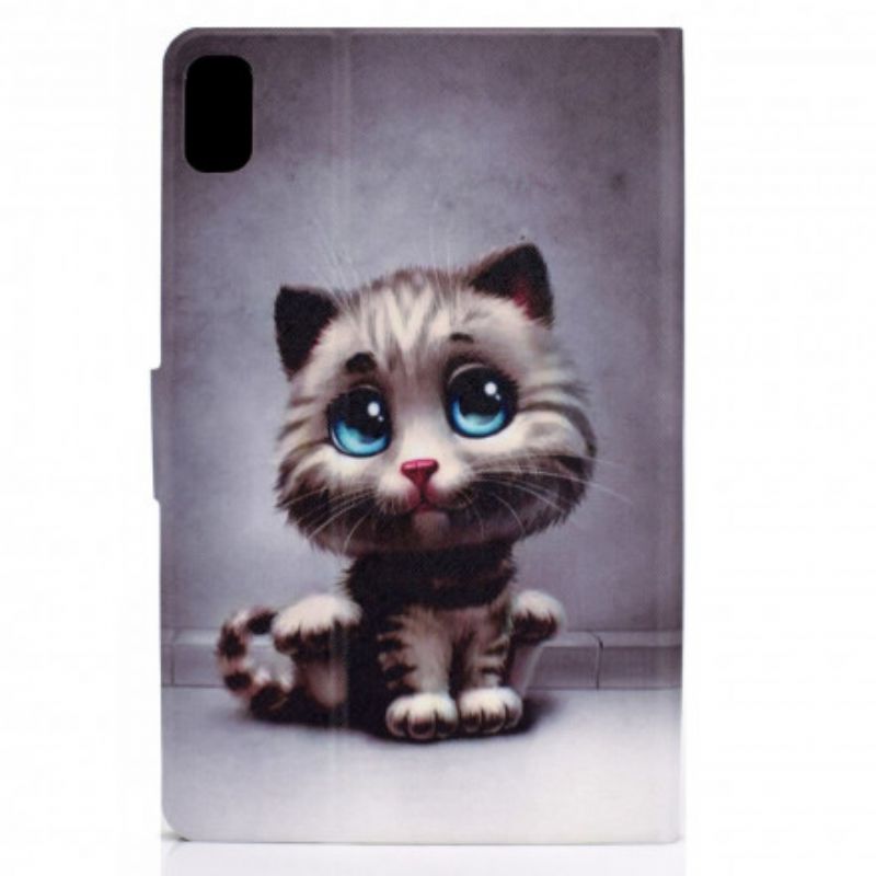 Skórzany Futerał Huawei Matepad New Etui Na Telefon Słodki Kot