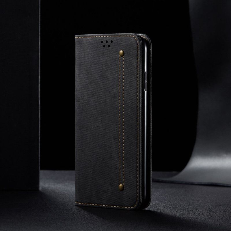 Flip Kotelot Huawei Nova 11 Pro Tkanina Dżinsowa Etui Ochronne