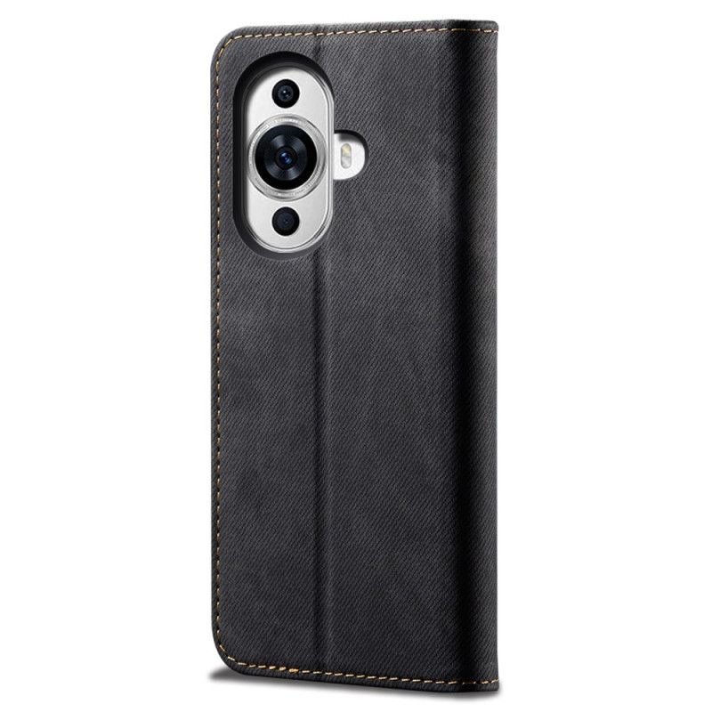 Flip Kotelot Huawei Nova 11 Pro Tkanina Dżinsowa Etui Ochronne