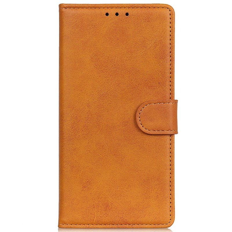 Etui Folio do Samsung Galaxy M13 Matowa Sztuczna Skóra