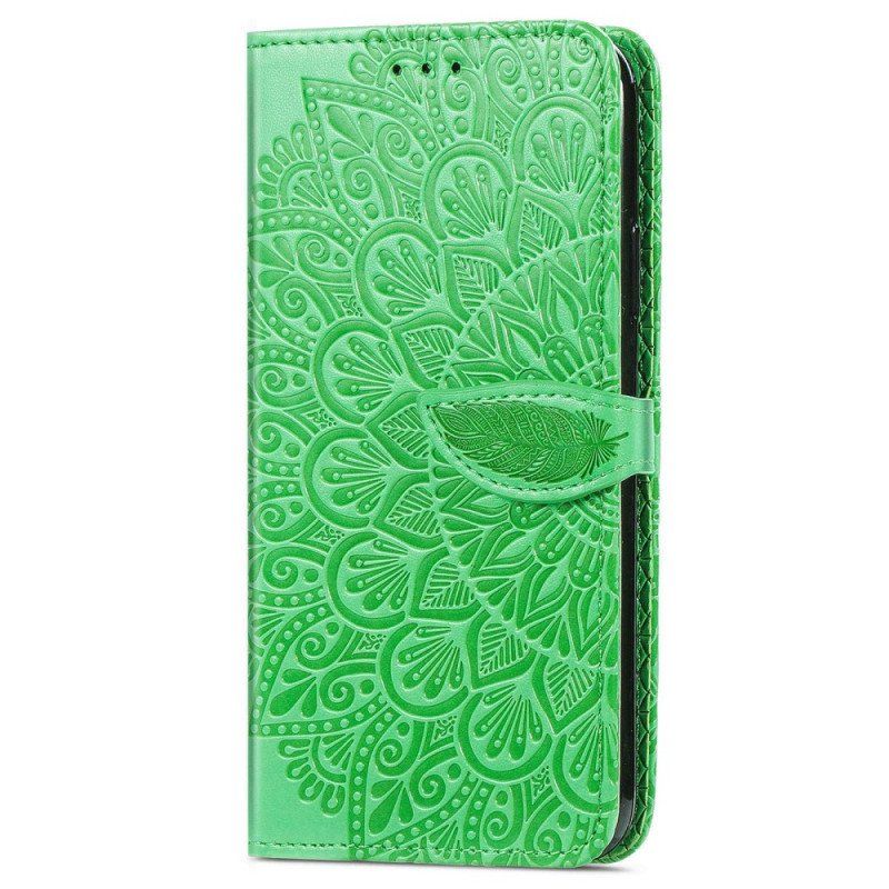 Etui Folio do Samsung Galaxy M13 Plemienne Liście