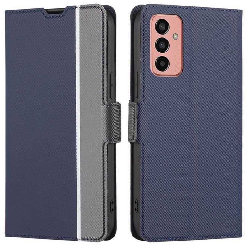 Etui Folio do Samsung Galaxy M13 Ultra Cienki Dwukolorowy