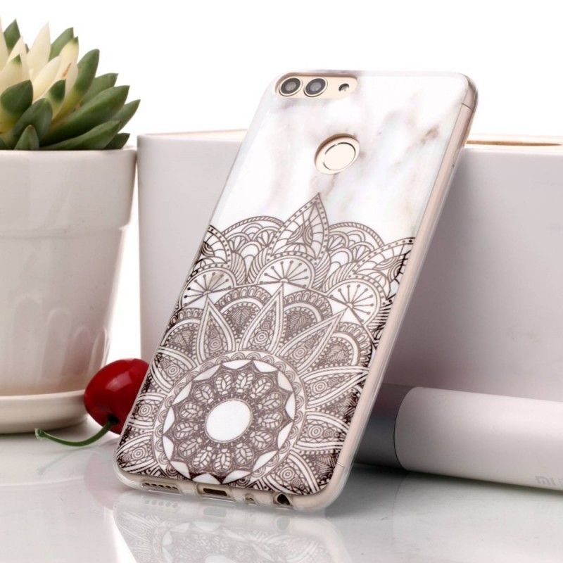 Etui Huawei P Smart Marmurkowa Mandala Etui Ochronne