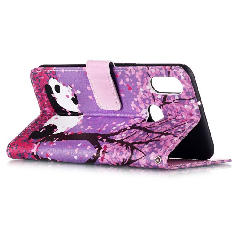 Etui Folio Samsung Galaxy A10s Chińska Panda Drzewna