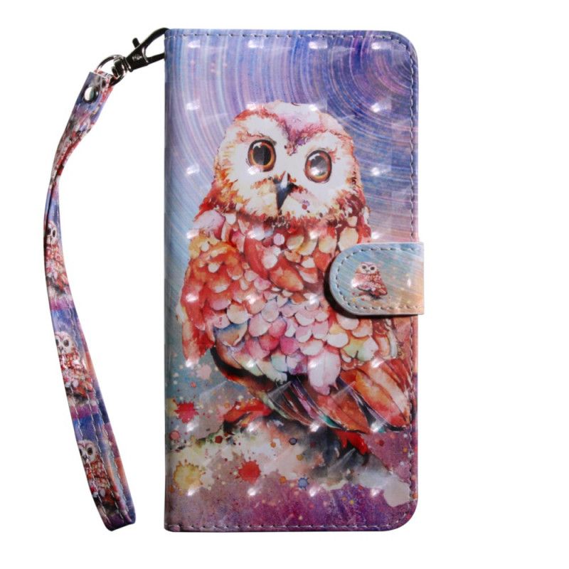 Etui Folio Samsung Galaxy A10s Jasna Plamka Zarazka Sowy