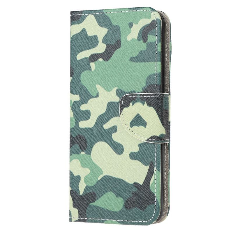 Etui Folio Samsung Galaxy A10s Kamuflaż Wojskowy