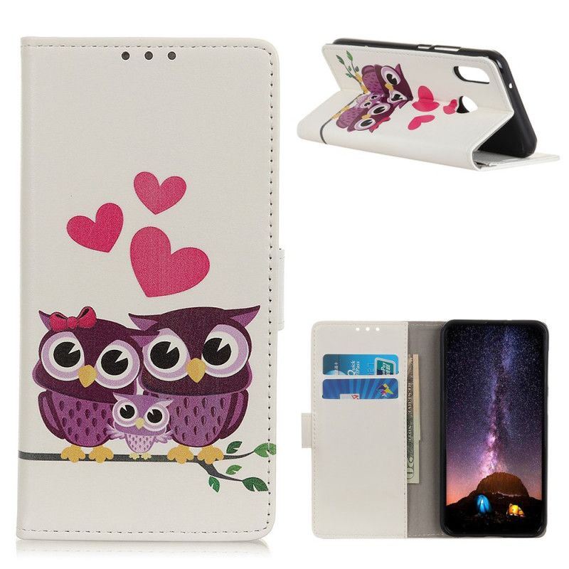 Etui Folio Samsung Galaxy A10s Rodzina Sów