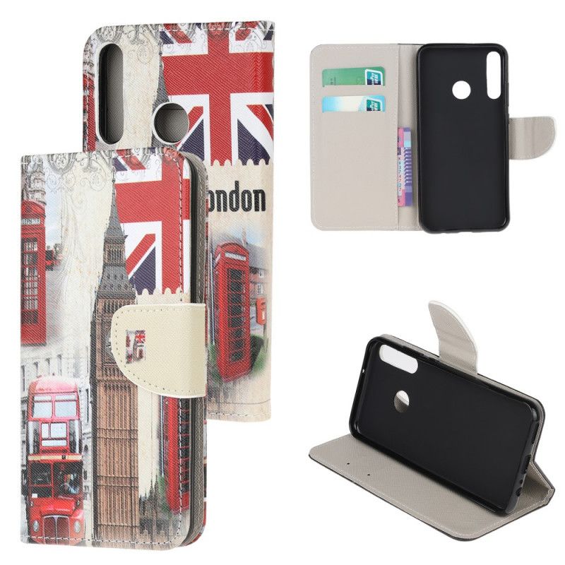 Etui Folio Huawei P40 Lite E / Y7p Londyńskie Życie