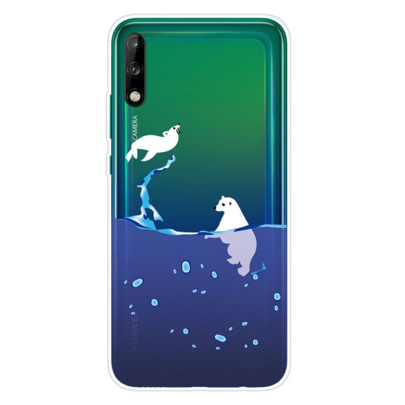 Etui Huawei P40 Lite E / Y7p Gry Morskie