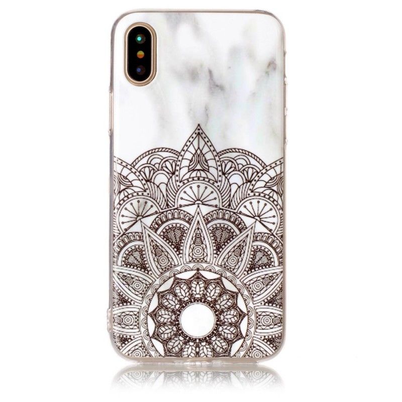 Etui iPhone X Marmurkowa Mandala