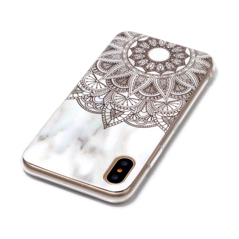 Etui iPhone X Marmurkowa Mandala