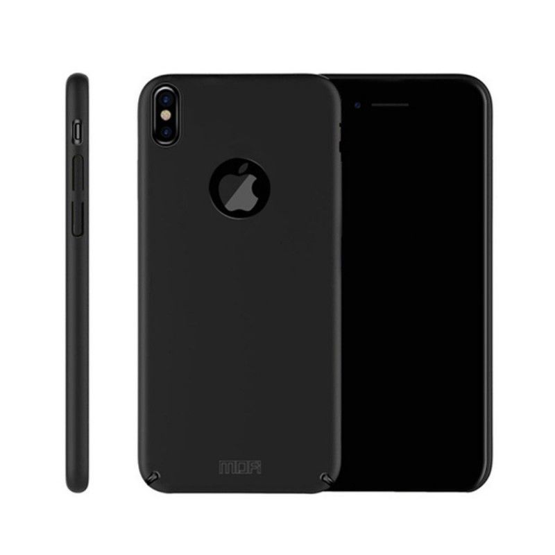 Futerały iPhone X Czerwony Czarny Etui na Telefon Mofi Slim Touch