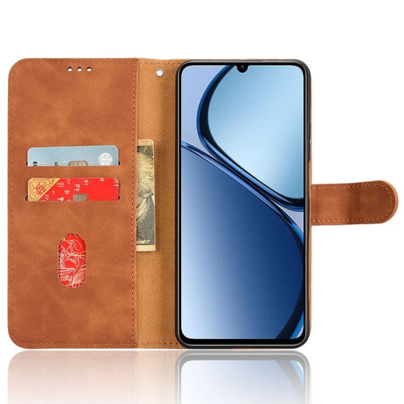 Etui Folio Realme C63 Efekt Zamszu