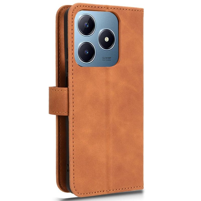 Etui Folio Realme C63 Efekt Zamszu