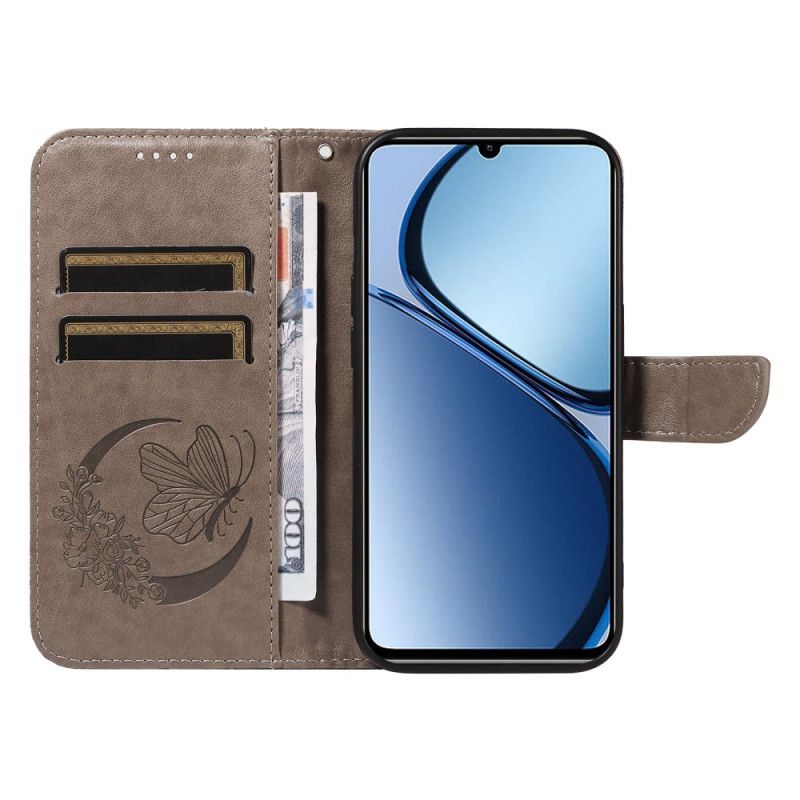 Etui Folio Realme C63 Graficzny Motyl