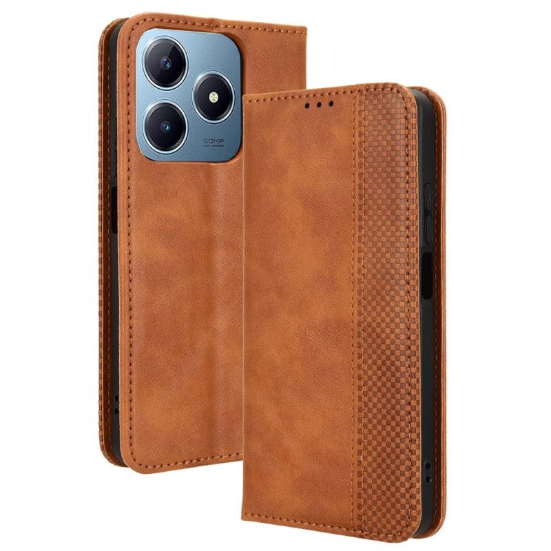 Flip Kotelot Realme C63 Fryz W Stylu Vintage Etui Ochronne