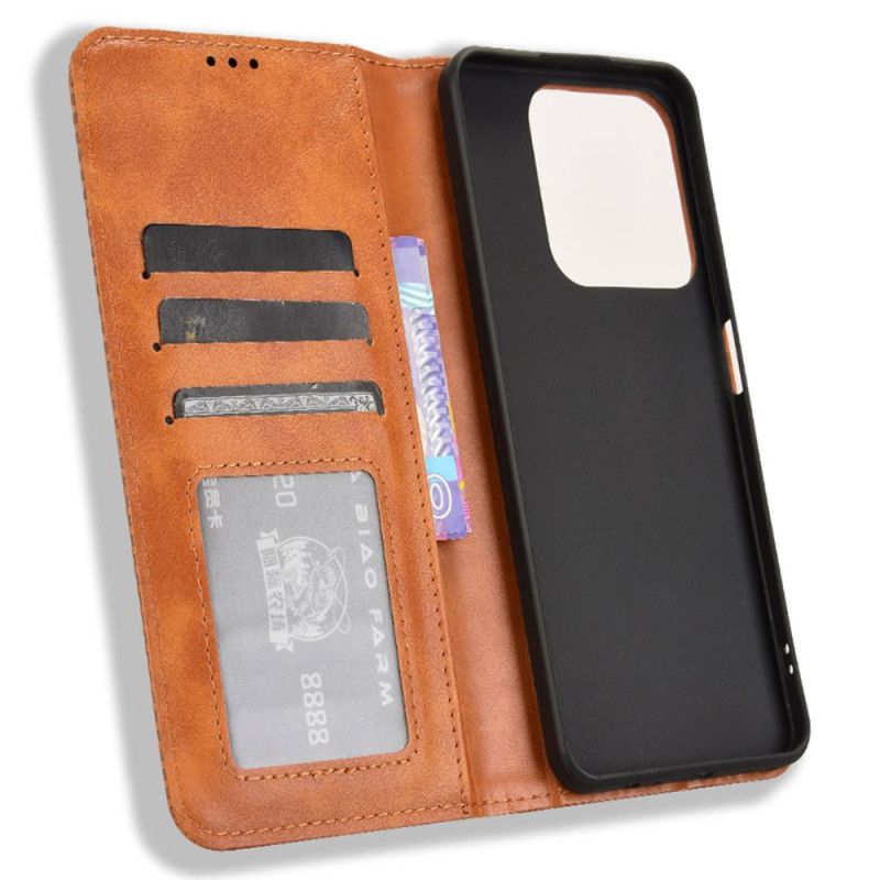 Flip Kotelot Realme C63 Fryz W Stylu Vintage Etui Ochronne