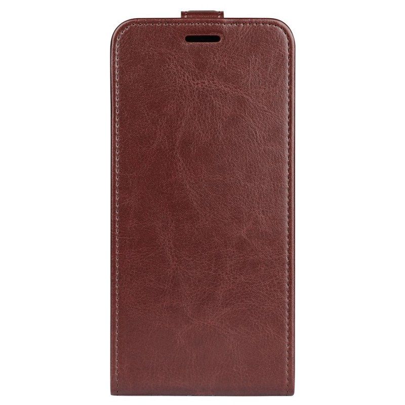 Skórzany Futerał do Xiaomi Redmi Note 11 / 11S Etui Folio Pionowa Klapa Z Efektem Skóry