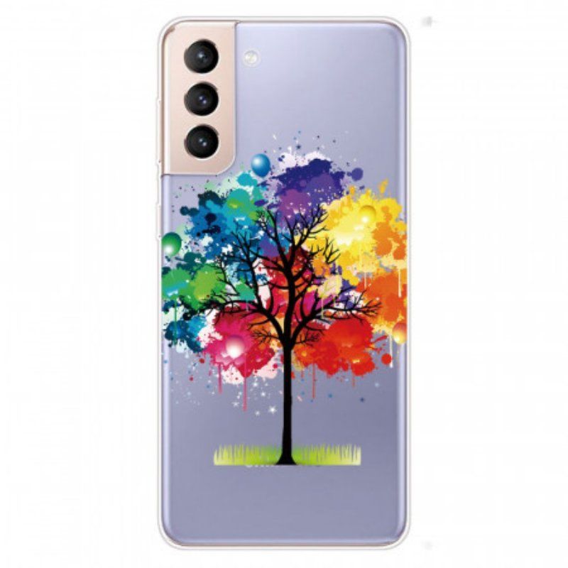 Etui do Samsung Galaxy S22 Plus 5G Bezszwowe Akwarela Drzewo