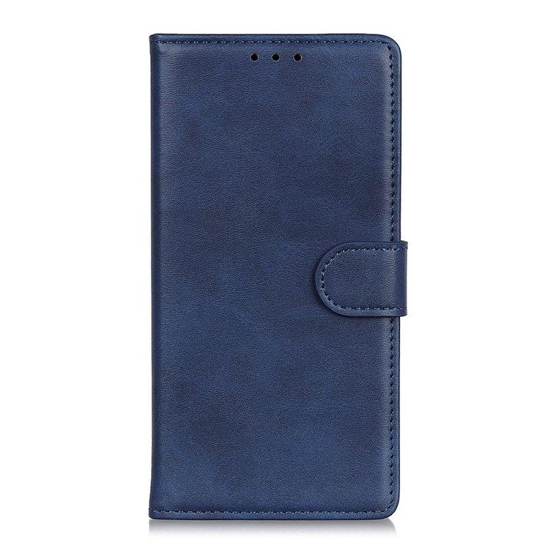 Etui Folio do Samsung Galaxy S22 Plus 5G Efekt Matowej Skóry